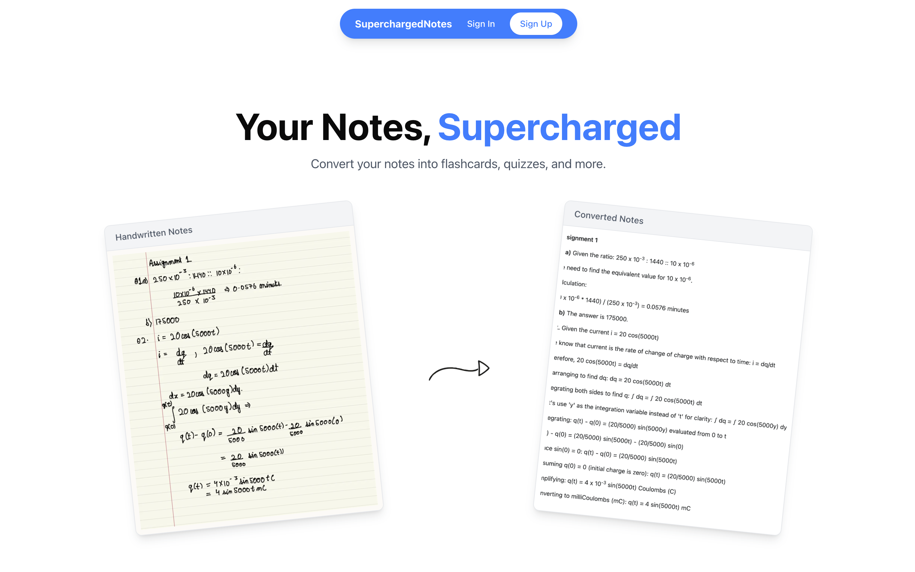 SuperchargedNotes Platform